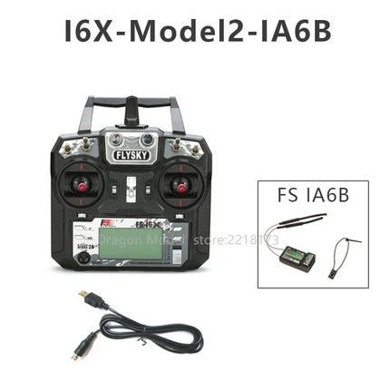 FLYSKY FS-I6X 2.4G 10CH Radio Transmitter with IA6B Receiver, AFHDS 2A