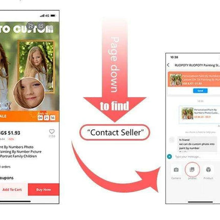Customizable Paint by Numbers Set: Transform Your Cherished Memories into Stunning Artworks for All