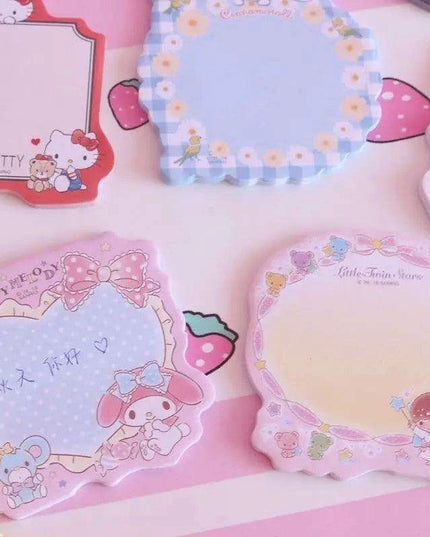 Adorable Kawaii Animal Sticky Note Collection - Perfect for Crafting and Journaling