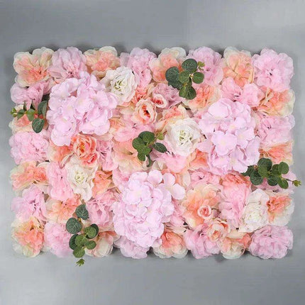 Elegant Floral Wall Art Handmade with Cotton, Silk, and Artificial Blooms