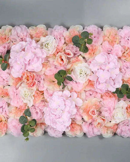 Elegant Floral Wall Art Handmade with Cotton, Silk, and Artificial Blooms