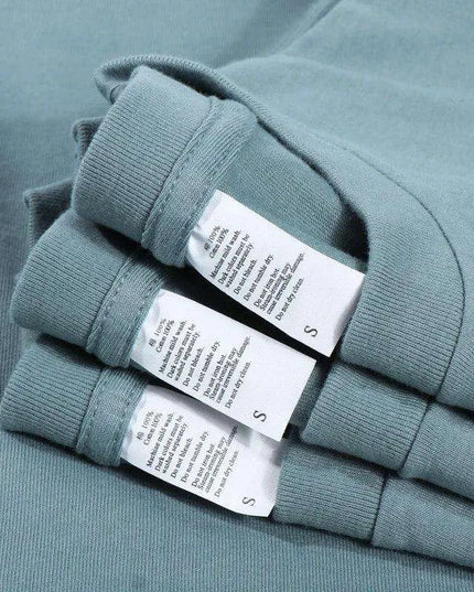 Haze Blue Casual Fit Lightweight Cotton Tee for Men and Couples