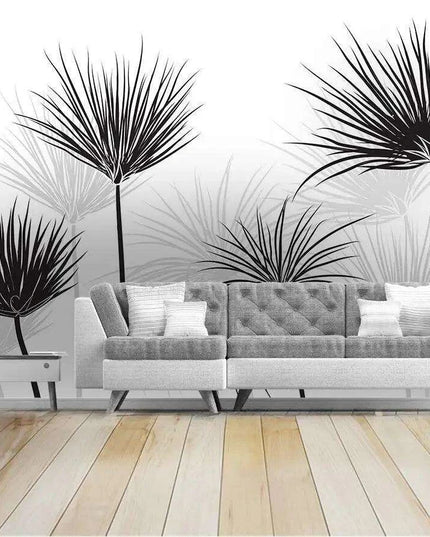Tranquil Tropical Oasis 3D Wall Mural - Custom Sizes Available