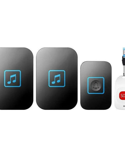 Advanced Wireless Doorbell System with Emergency Alert and Universal Plug Compatibility