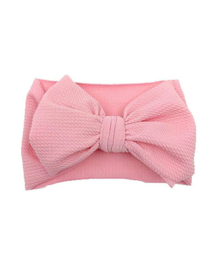 Chic Oversized Bow Turban Headband for Fashion-Forward Baby Girls