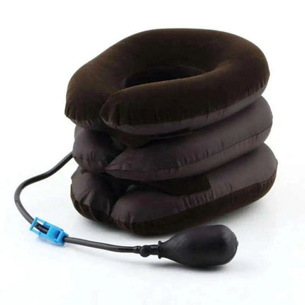 Neck Pain Relief Traction System with Four-Layer Posture Support