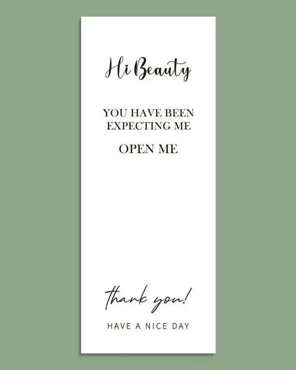 Charming "Nice To Meet You Too" Adhesive Thank You Seals - Pack of 20-50