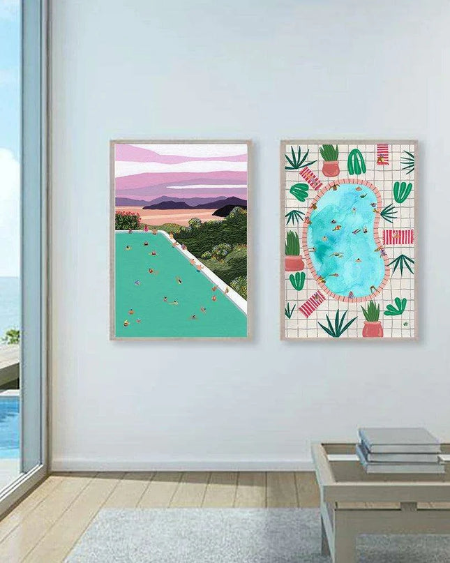 Tranquil Coastal Escape Canvas Art for a Serene Home Retreat