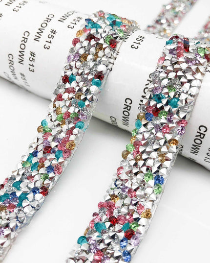 Sparkling Rhinestone Trim Kit for Creative Crafting - 1 Yard of Glamorous Elegance