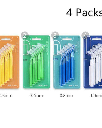 Pack Interdental Brushes for Adults - Flossing Tool for Dental Care and Orthodontics (0.6-1.0 mm)