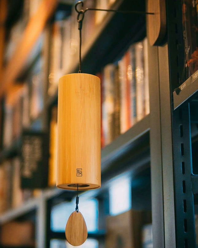 Tranquil Bamboo Wind Chimes - Handmade Outdoor Decor for Meditation and Serenity