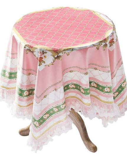 Luxurious Velvet Dining Table Cover - Timeless French Charm for Elegant Entertaining