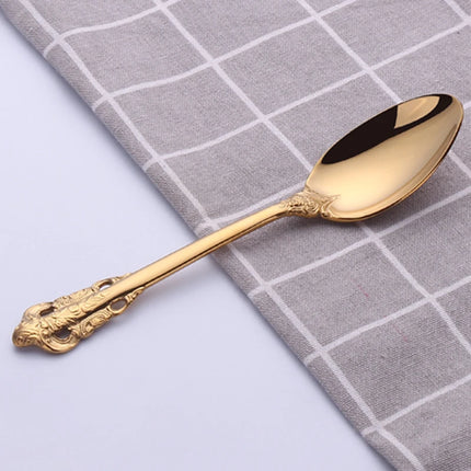 Gold Vintage Stainless Steel Cutlery, Individual Pieces | Très Elite