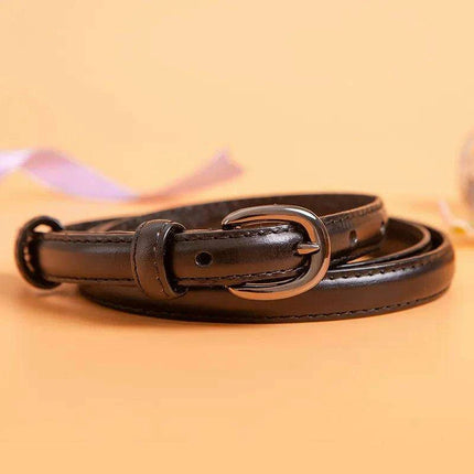 Chic Customizable Cowhide Women's Belt - Premium Quality and Style in 3 Gorgeous Colors