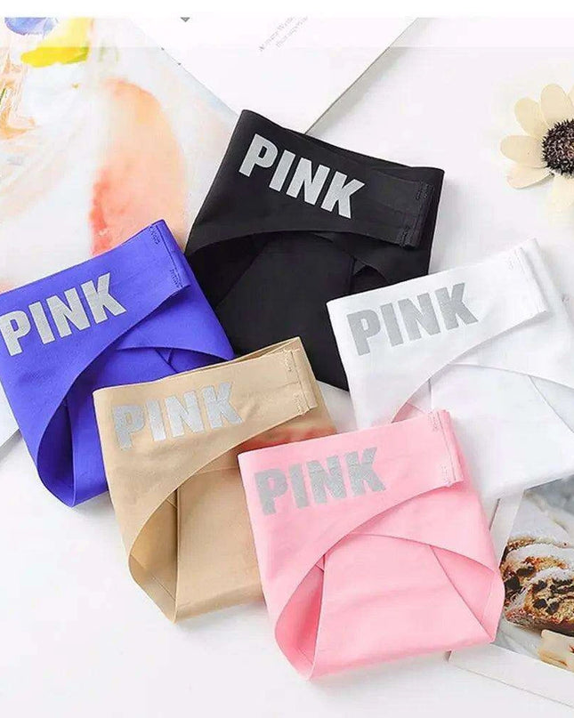 Elegant Seamless Low-Rise Ice Silk Thong Panties for Women - Chic Nylon Underwear in Assorted Colors