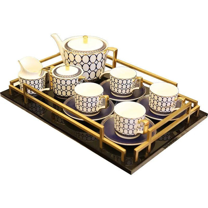 Sophisticated 11-Piece Ceramic Drinkware Collection for Tea and Coffee – Ideal for Celebrations and Special Occasions