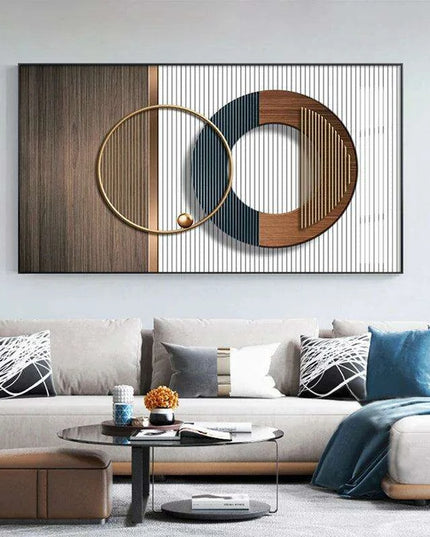 Elegant Geometric Canvas Art Prints: Transform Your Home Decor