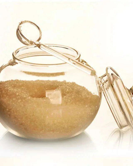 Elegant 250ml Glass Spice and Candy Jar - Chic Home Storage Solution