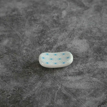 Elegant Square Ceramic Chopstick Holder - 1pc for Stylish Dining Experience