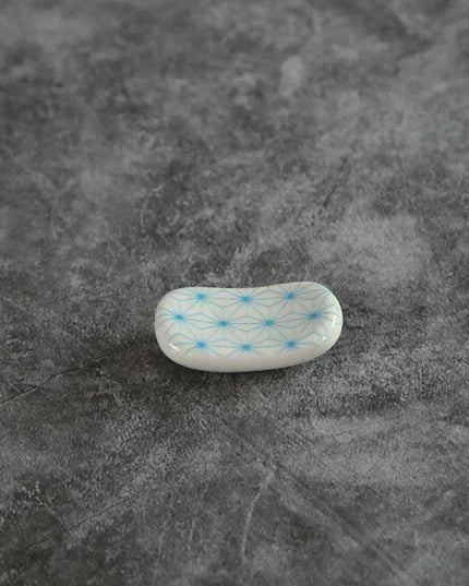 Elegant Square Ceramic Chopstick Holder - 1pc for Stylish Dining Experience