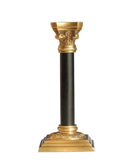 Timeless Vintage Brass Candle Holders - European Elegance for Intimate Dinners and Home Styling