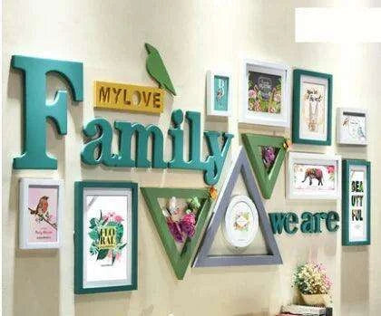 Rustic Charm 11-Piece Photo Frame Set for Cozy Home Decor