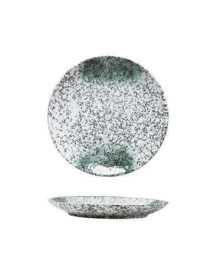 Elegant Japanese Stoneware Dining Plate Set - Choose Your Ideal Size (6, 8, or 10 Inch)