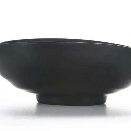 30-Piece Elegant Black Frosted Melamine Ramen Bowl Set - Essential for Gourmet Dining and Korean Cuisine