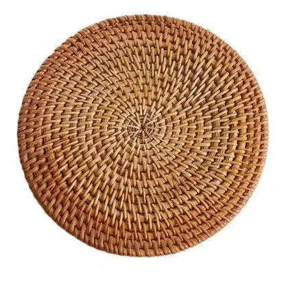 Handcrafted Sustainable Rattan Coasters - Eco-Friendly Drink Accessories for Every Occasion