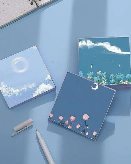 Serene Landscapes Sticky Note Pads for Effortless Organization