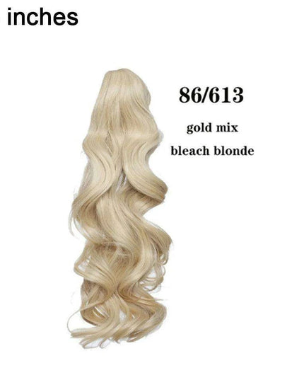Effortless Glamour Long Wavy Clip-In Ponytail Extension for Instant Transformation