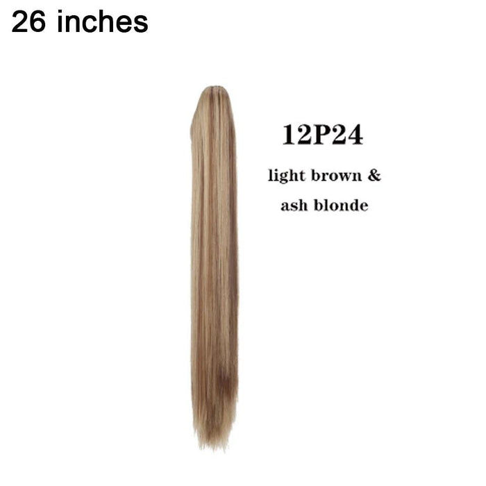 Effortless Glamour Long Wavy Clip-In Ponytail Extension for Instant Transformation