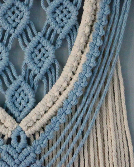 Vibrant Bohemian Dreamcatcher Wall Art with Intricate Macrame Detailing