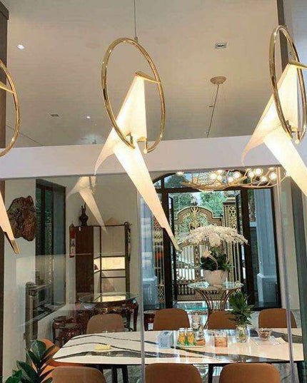 Nature-Inspired Nordic Bird Ceiling Lamp with Elegant Design