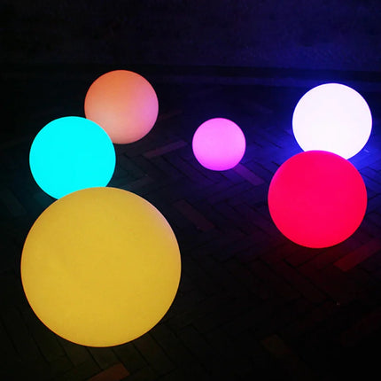 Waterproof RGB LED Garden Ball Light — Outdoor & Pool Decor, 12–40cm