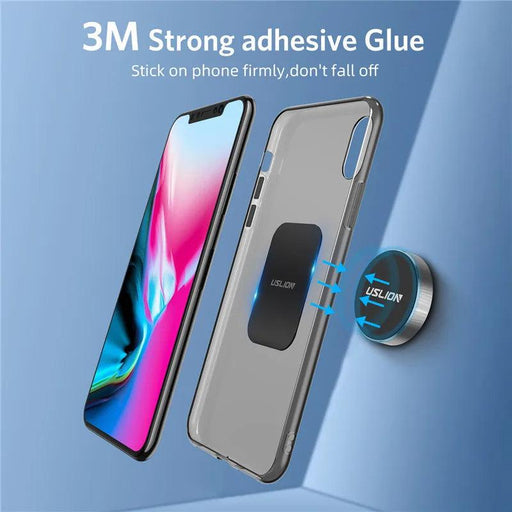 Magnetic iPhone Mount with Metal Plate - Versatile Hands-Free Holder for All Models