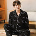 Cozy Korean Nights: Men's Stylish Cotton Pajama Set for Ultimate Comfort