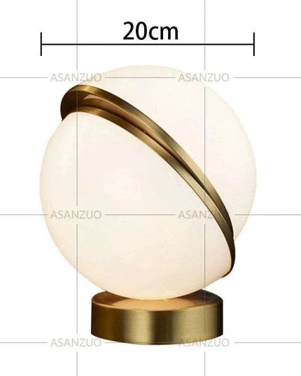 Contemporary White Sphere Table Lamp - Stylish Dual-Light Fixture for Home and Hospitality Spaces