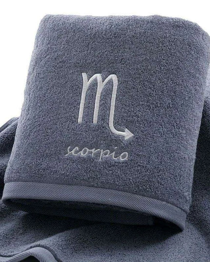 Celestial Zodiac Luxury Quick-Dry Cotton Towel Collection