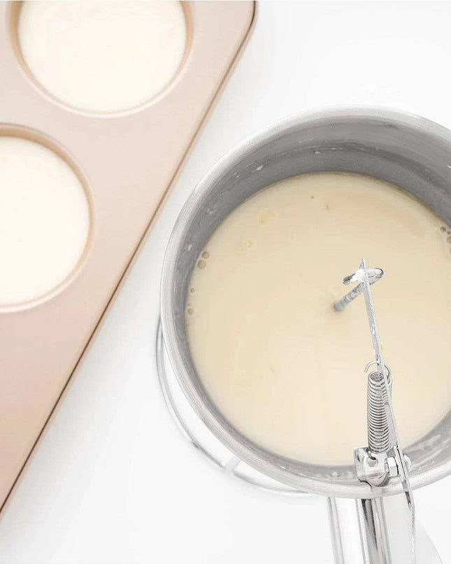 Ultimate Stainless Steel Batter Dispenser with Stand - The Perfect Kitchen Tool for Flawless Pancakes and More