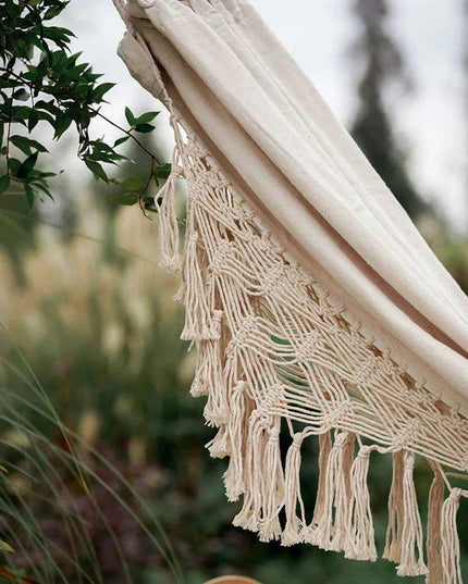 Macrame Dreamscape Deluxe Double Hammock - Your Ultimate Relaxation Escape