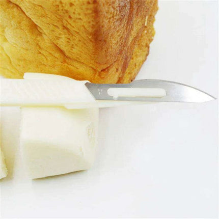 Artisanal Baguette Knife Set with Carbon Steel Blade and Comfortable Ergonomic Handle - Perfect for Precision Pastry Slicing