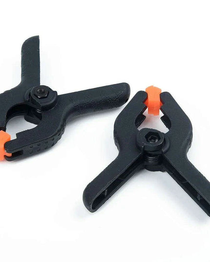 Durable 6-Piece Plastic Spring Clamp Set for Woodworking and DIY Tasks