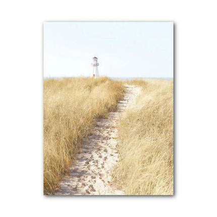 Tranquil Coastal Retreat Canvas Art Collection for Calming Home and Office Environments