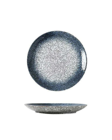 Elegant Japanese Stoneware Dining Plate Set - Choose Your Ideal Size (6, 8, or 10 Inch)