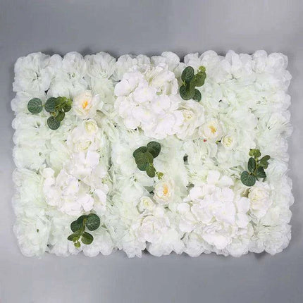 Elegant Floral Wall Art Handmade with Cotton, Silk, and Artificial Blooms