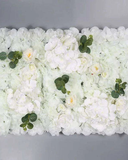 Elegant Floral Wall Art Handmade with Cotton, Silk, and Artificial Blooms