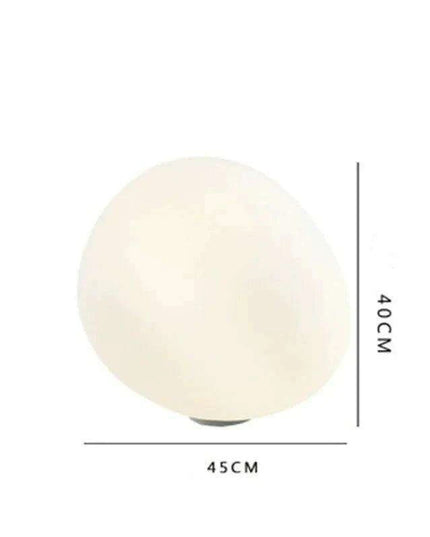 Sleek Nordic-Inspired Geometric Glass Table Lamp