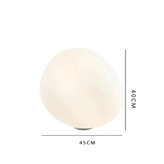 Sleek Nordic-Inspired Geometric Glass Table Lamp