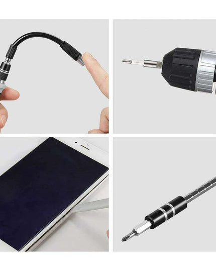 110-Piece Magnetic Precision Tool Set for Home and Professional Repairs in Sturdy Stainless Steel